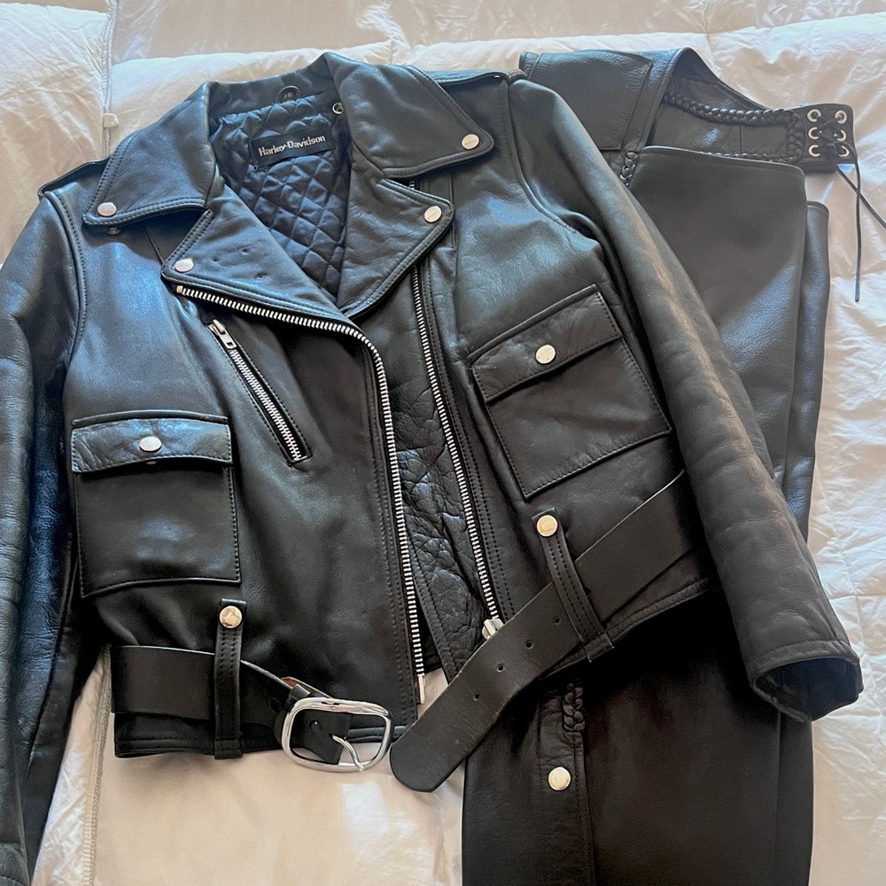 Harley Davidson Vintage Leather Set